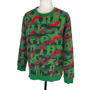 Heineken green crew neck sweatshirt